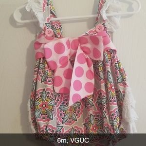 6 month Three Sisters Romper Bubble